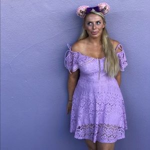 Boohoo lilac dress